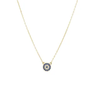 EVIL EYE "ATHENA" CZ NECKLACE