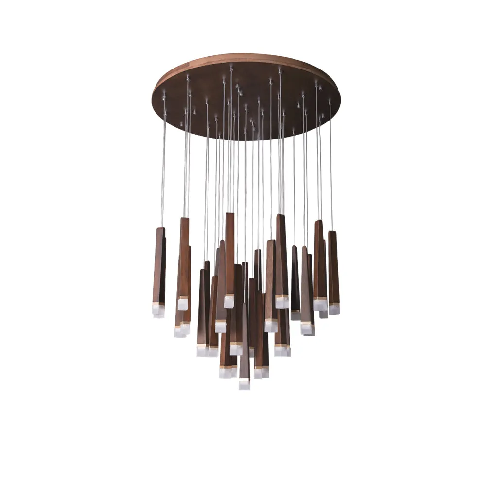 Firewood Stick Chandelier