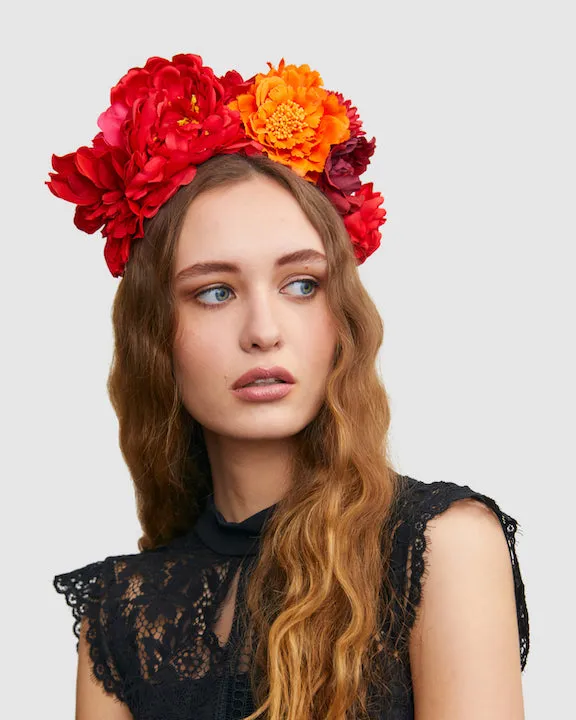 FRIDA Flower Crown (red)