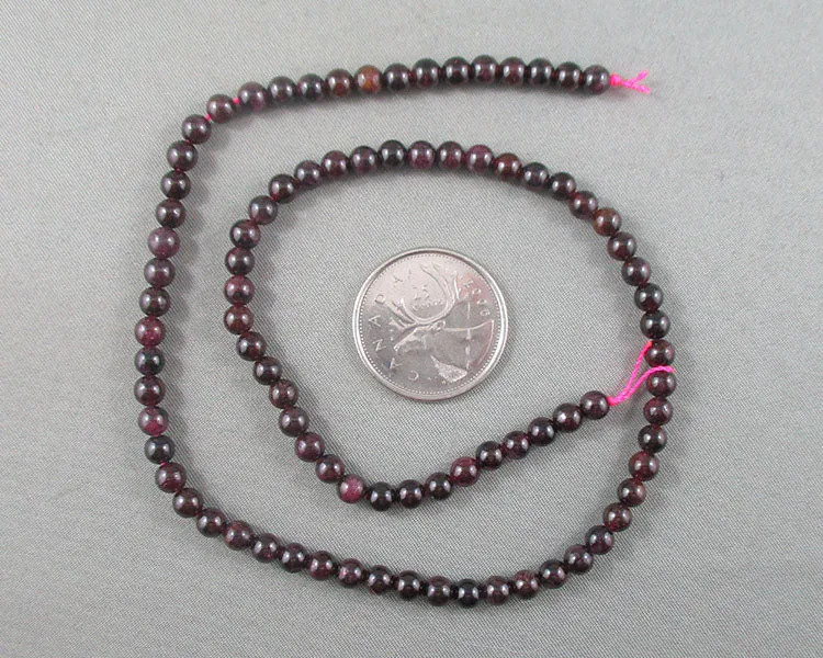 Garnet Beads Round Various Sizes