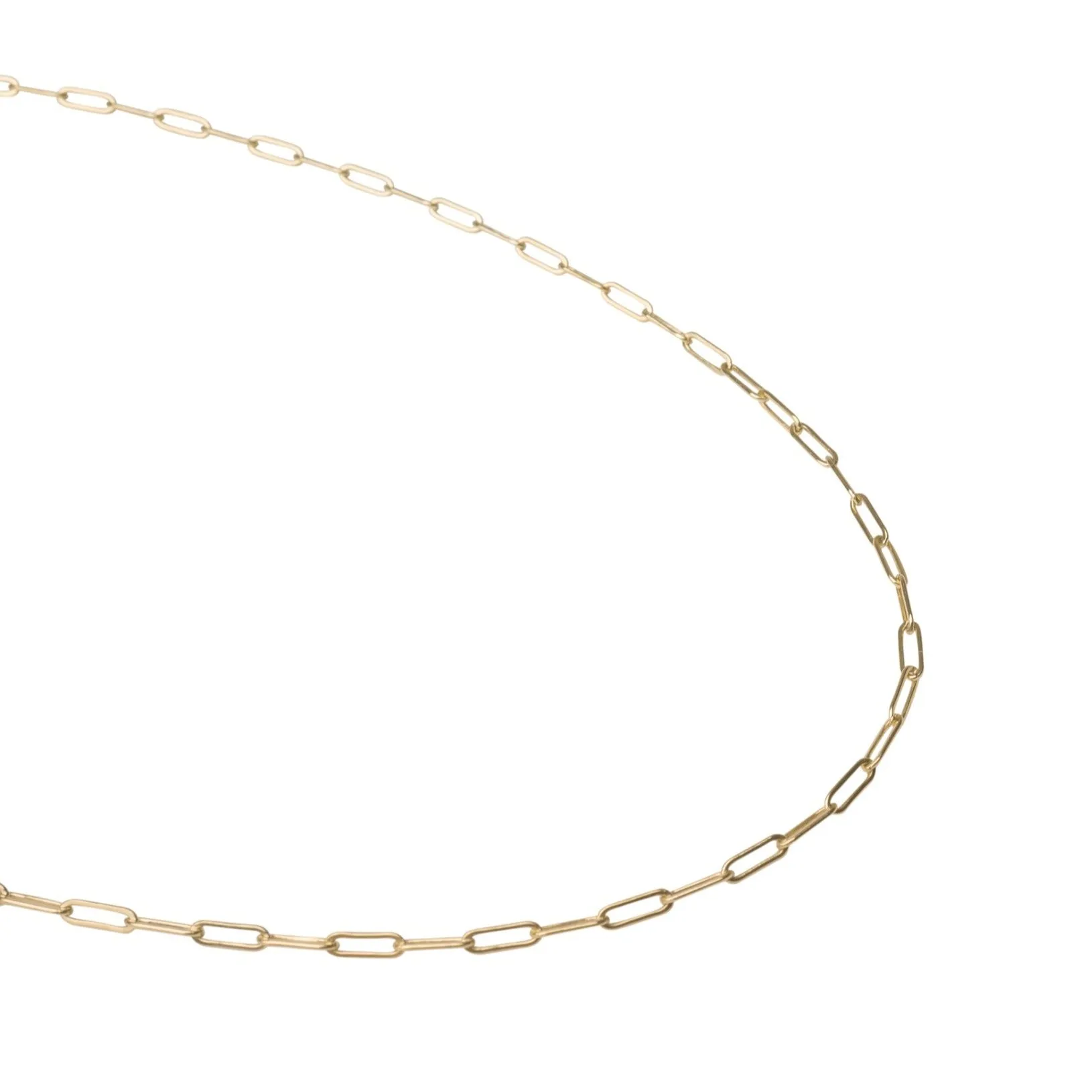 Gold Filled Rectangle Necklace