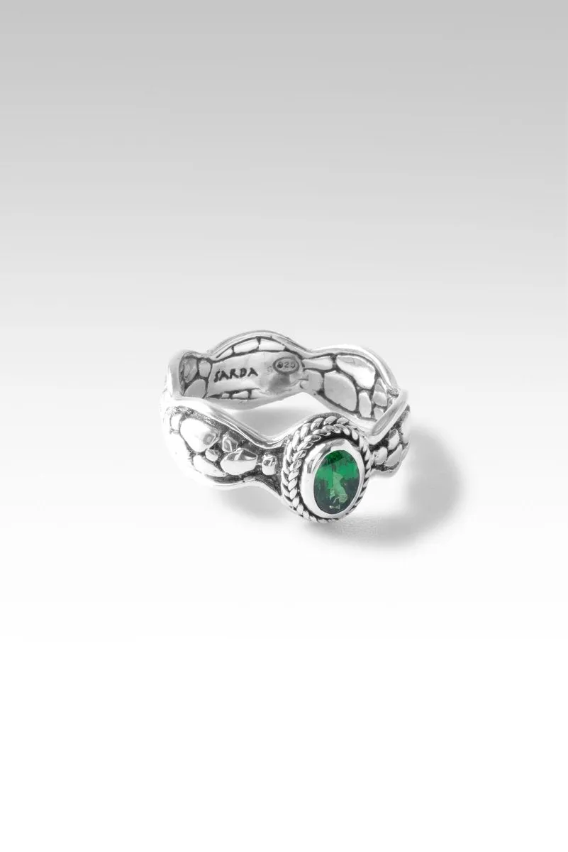 Hope Endures Ring II™ in Tsavorite Garnet