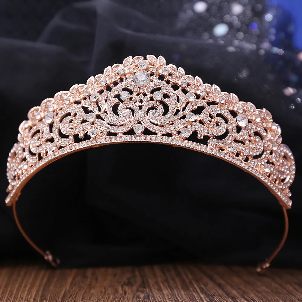 Hot Selling Bridal Headwear International Station Hot Selling Silver Crown Bridal Crown Wedding