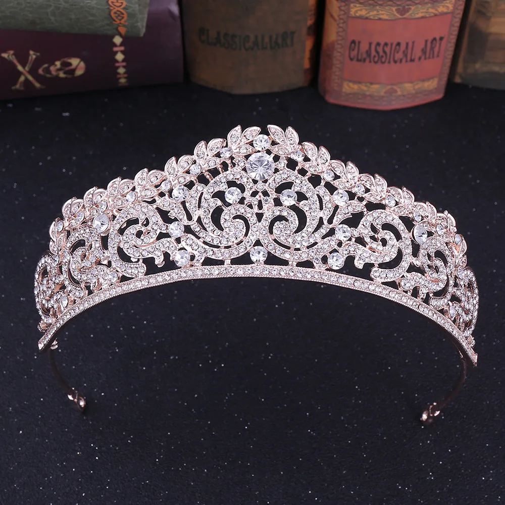 Hot Selling Bridal Headwear International Station Hot Selling Silver Crown Bridal Crown Wedding