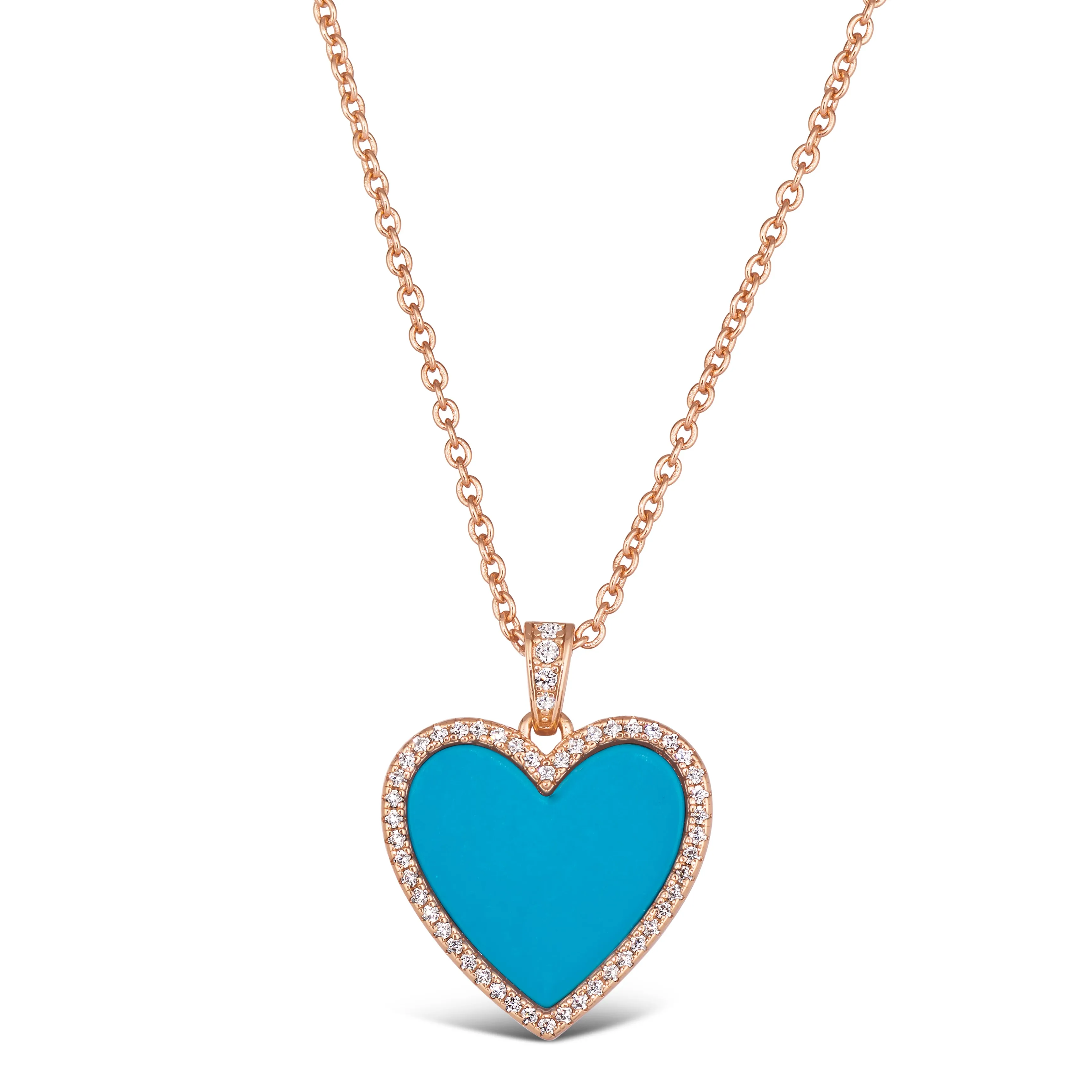 House of Cards 03 Blue Turquoise Necklace