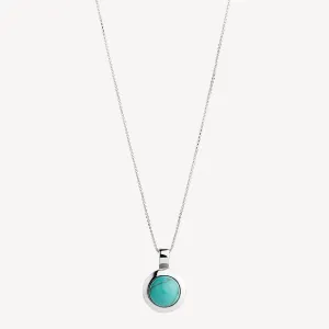 Husk Turquoise Small Necklace (45cm ext)