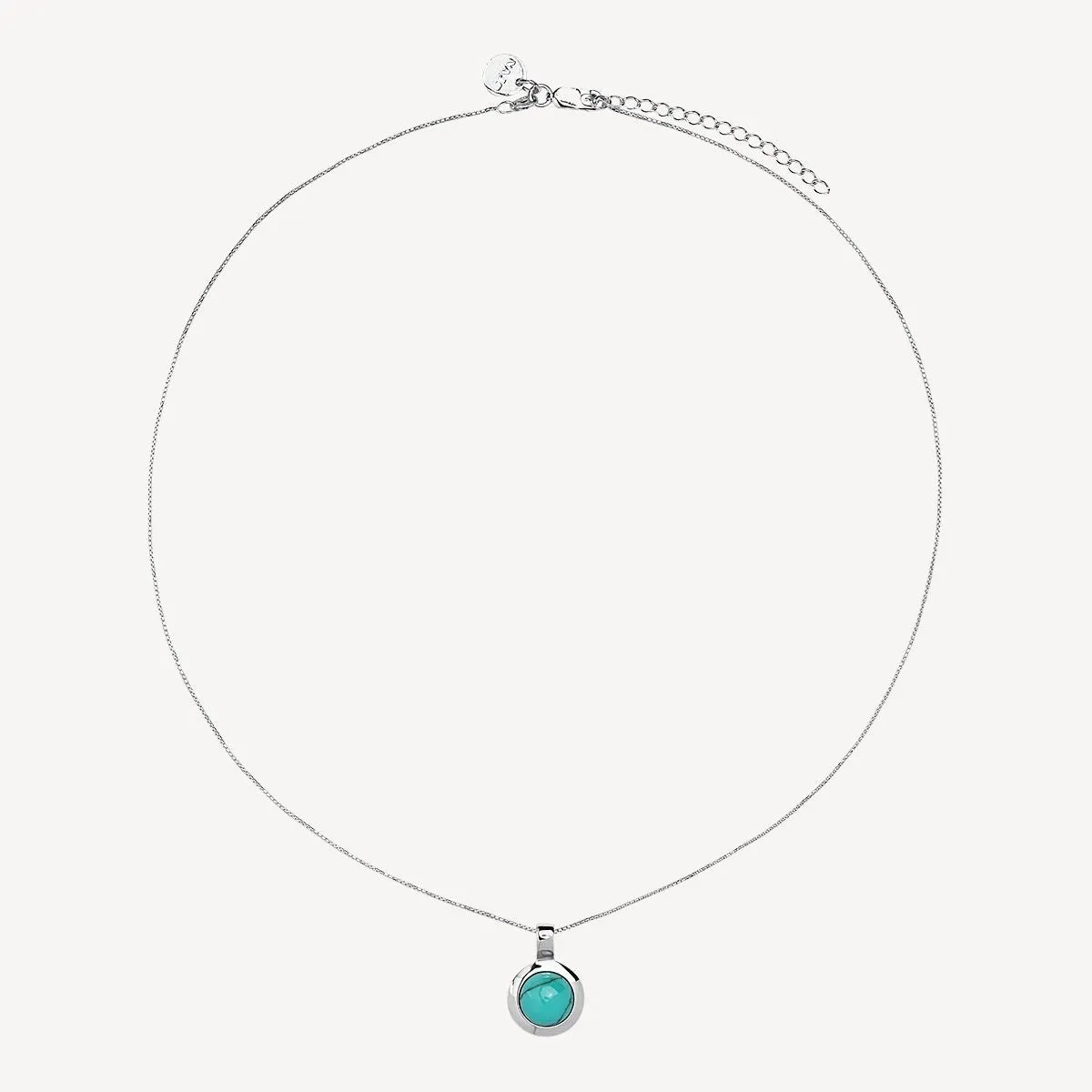 Husk Turquoise Small Necklace (45cm ext)