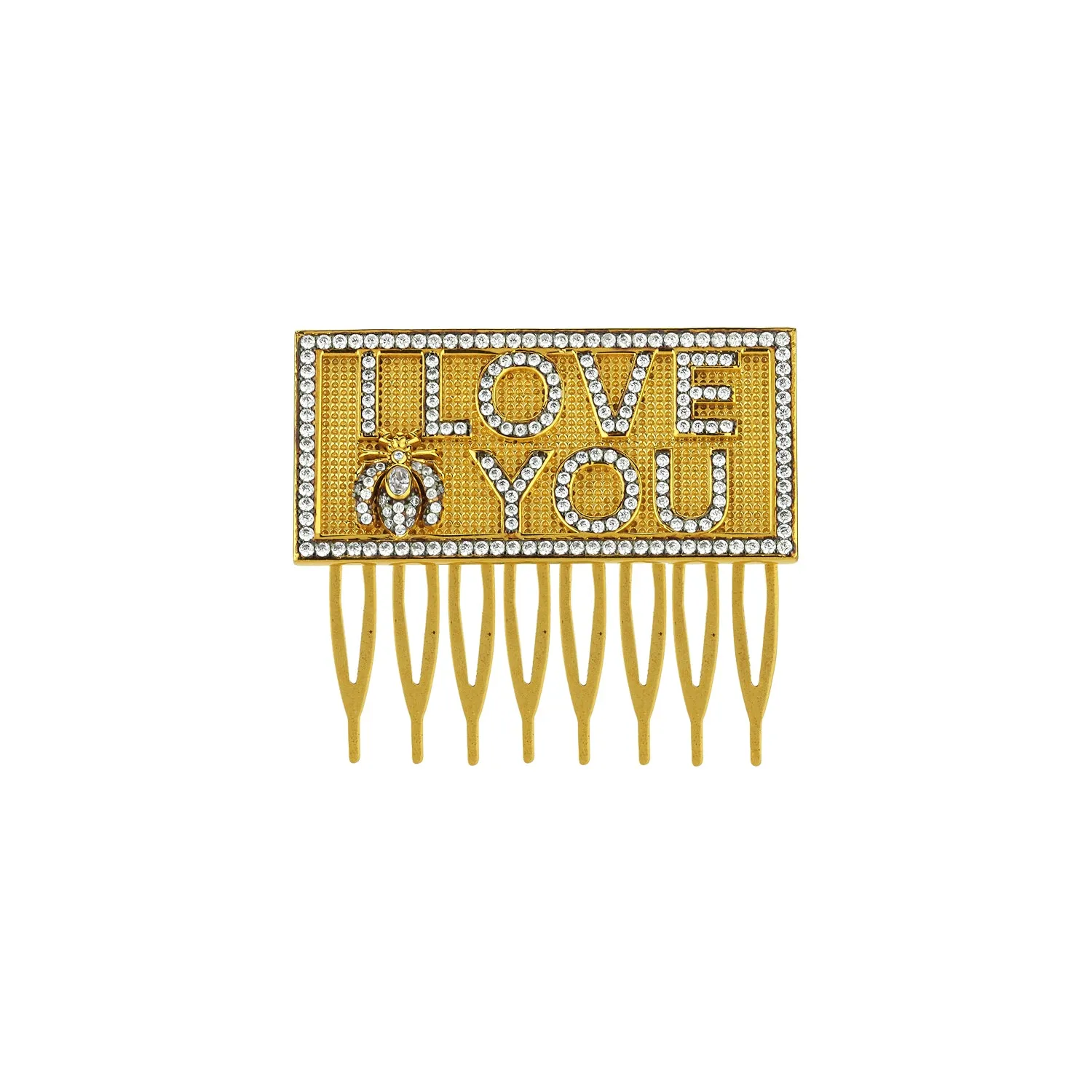 I LOVE YOU HAIR COMB