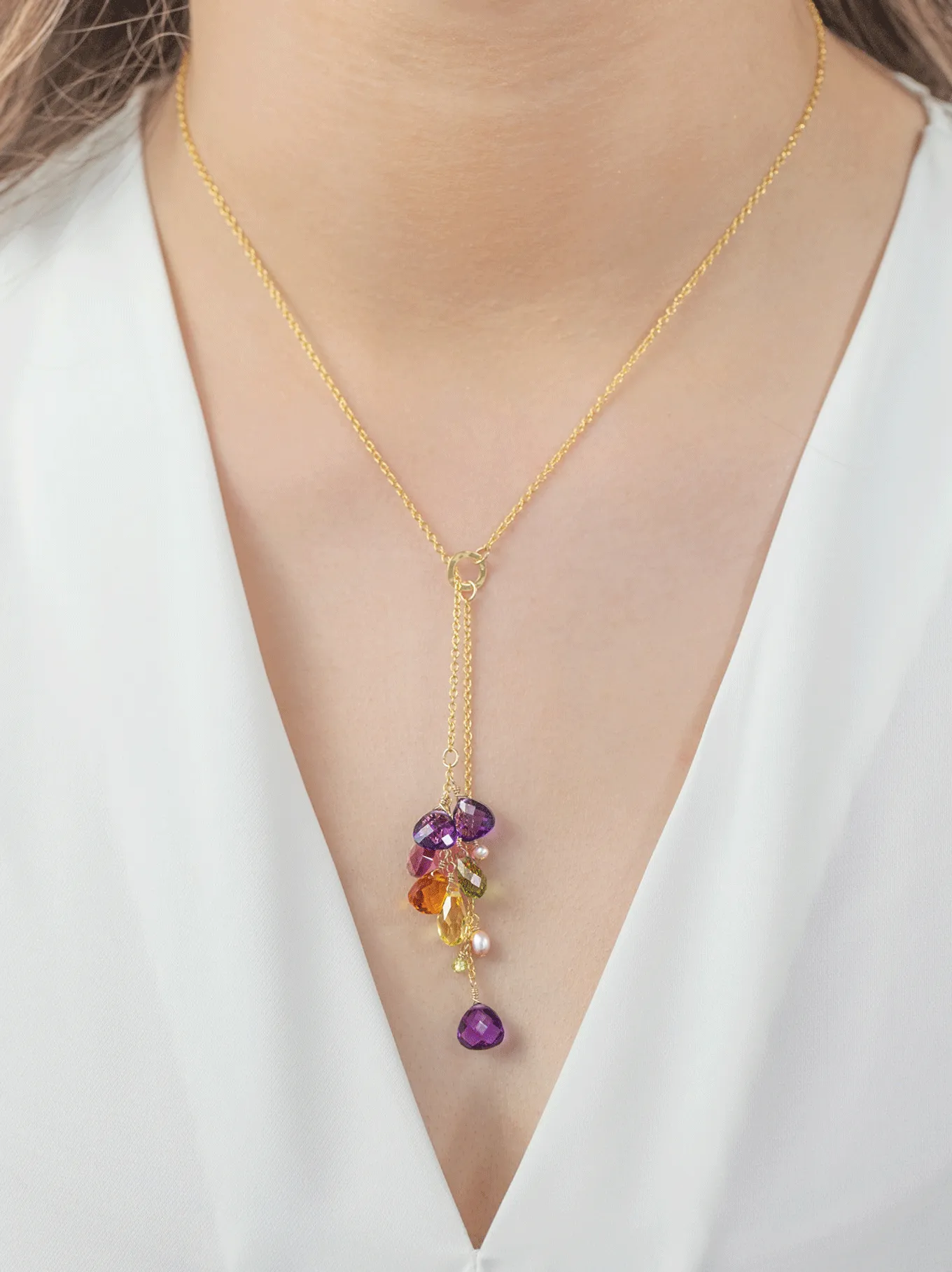 Jubilee Lariat Necklace