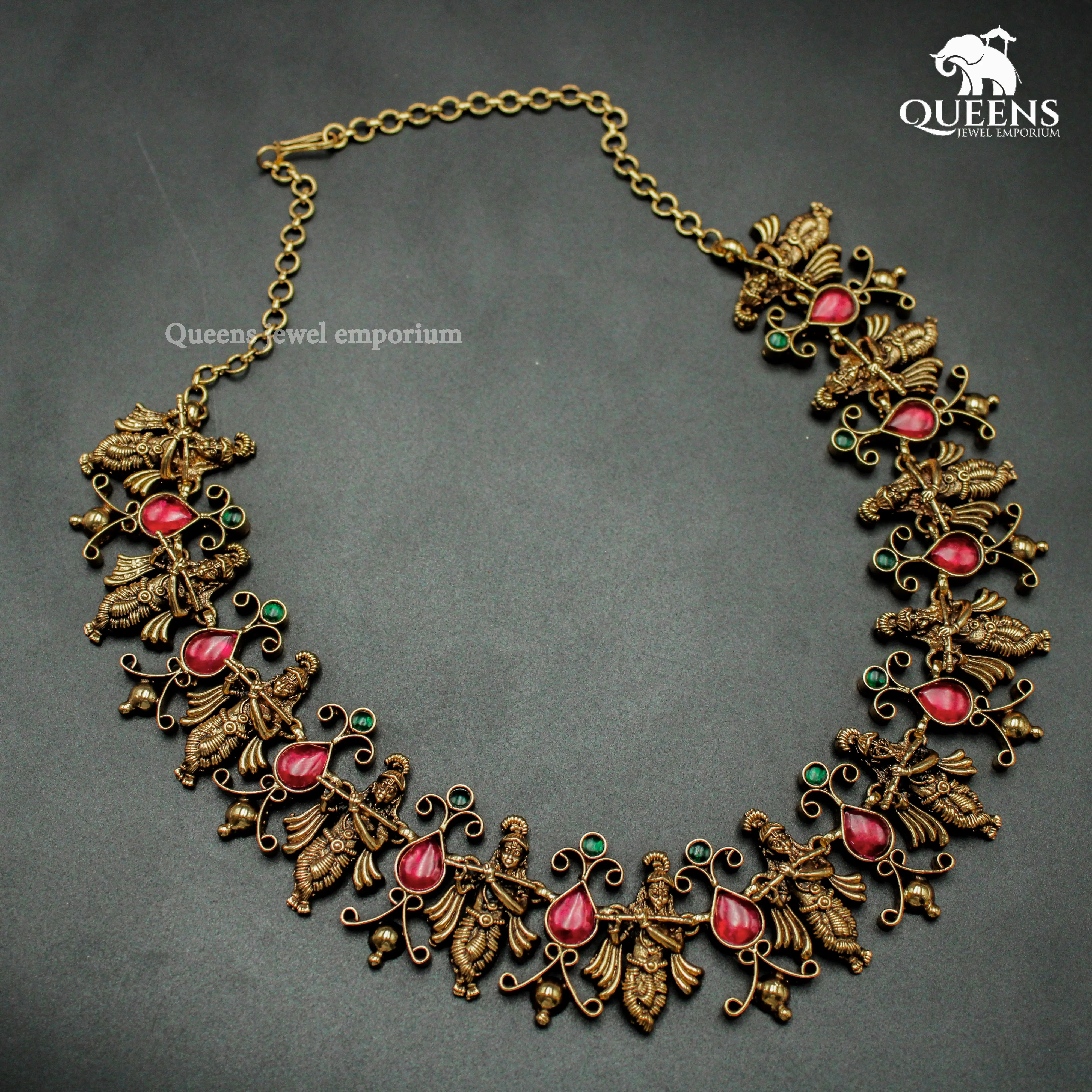 KRISHNA GANAM NECKLACE