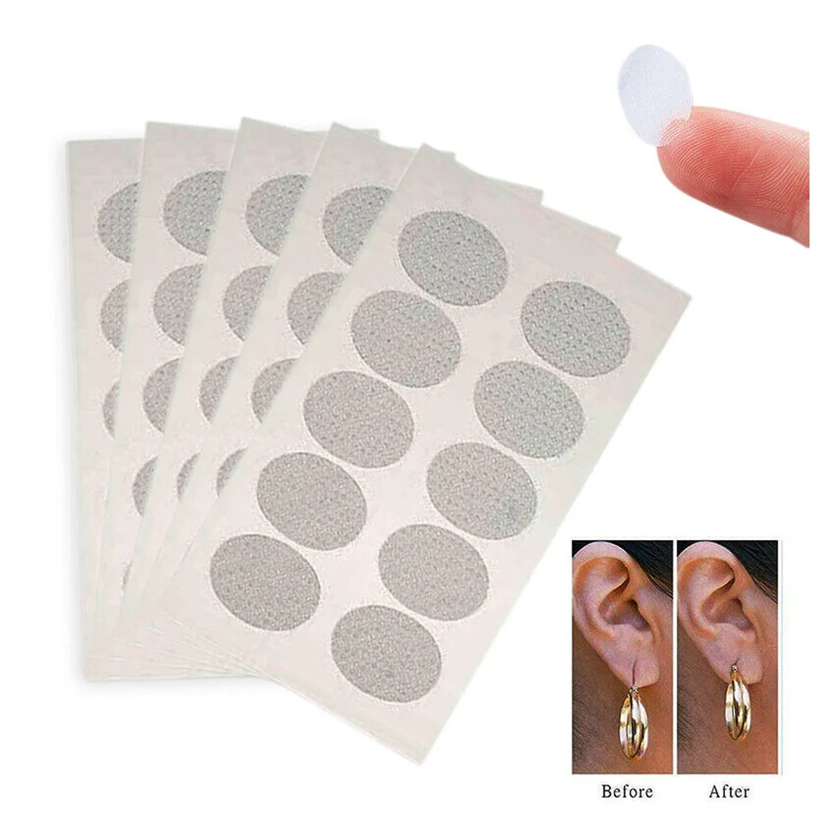 Lobe Wonder Heavy Earring Support Patches -240 Earring Support Patches - 4 Pack