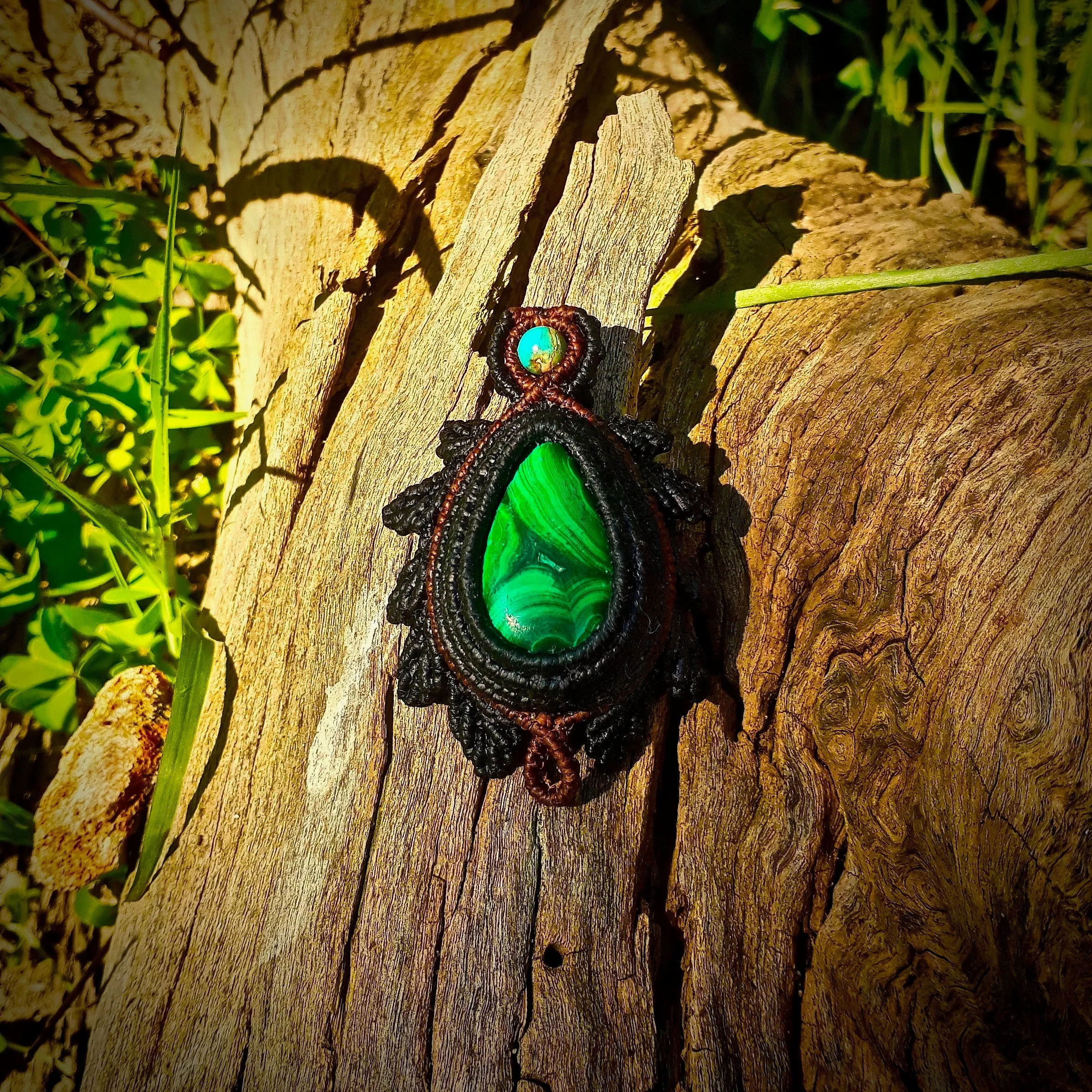 Malachite pendant