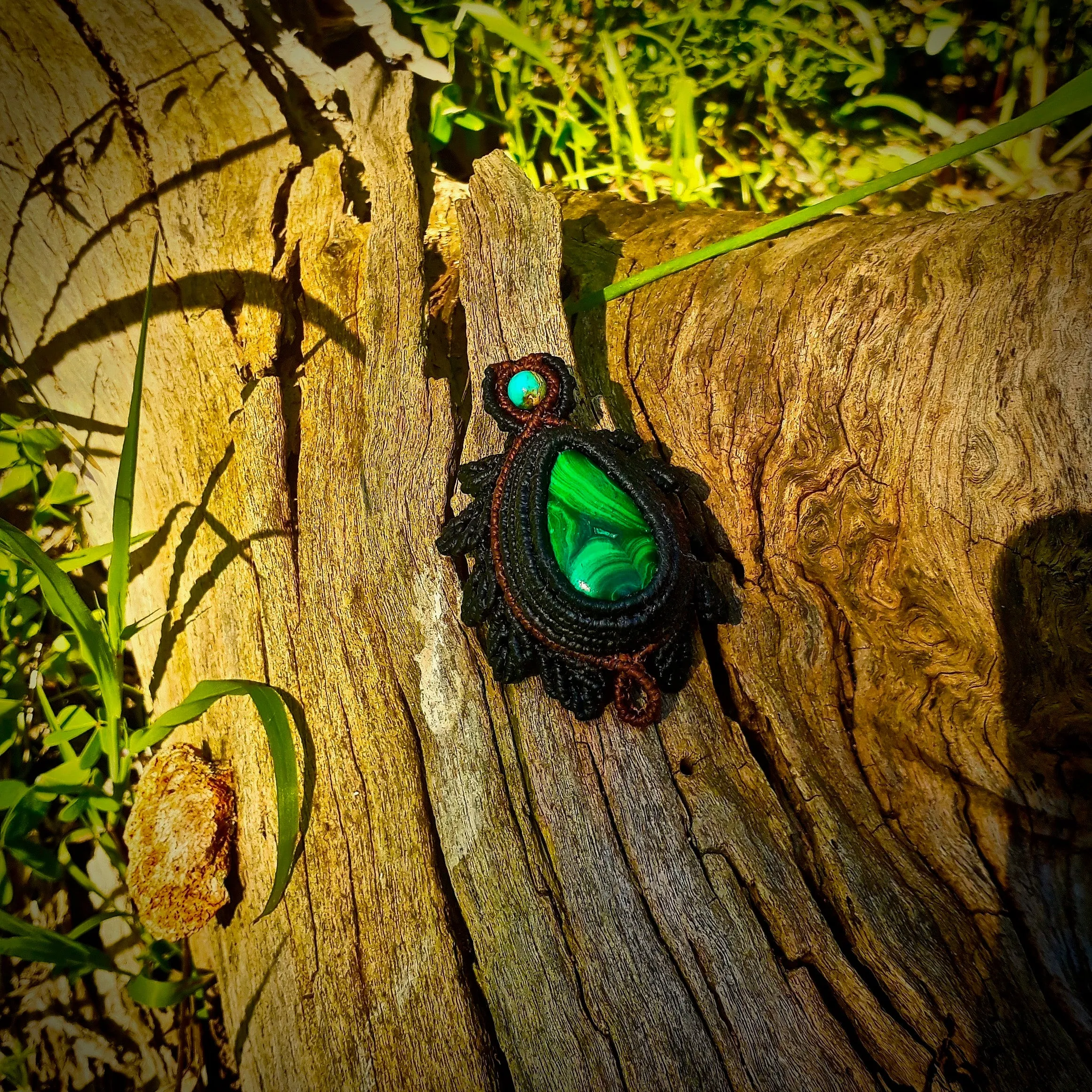 Malachite pendant