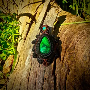 Malachite pendant