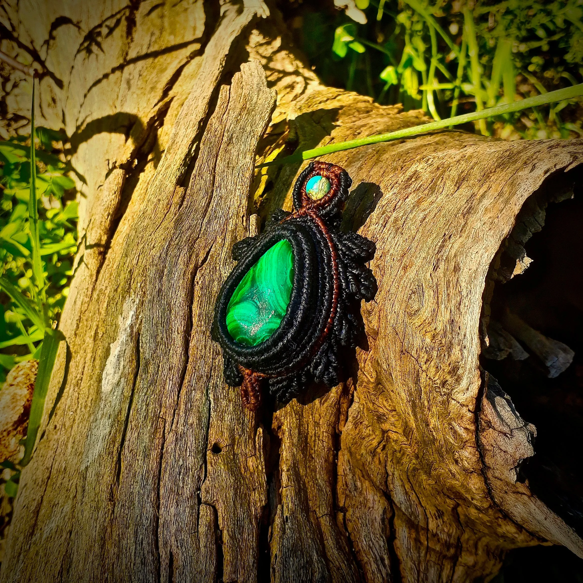 Malachite pendant