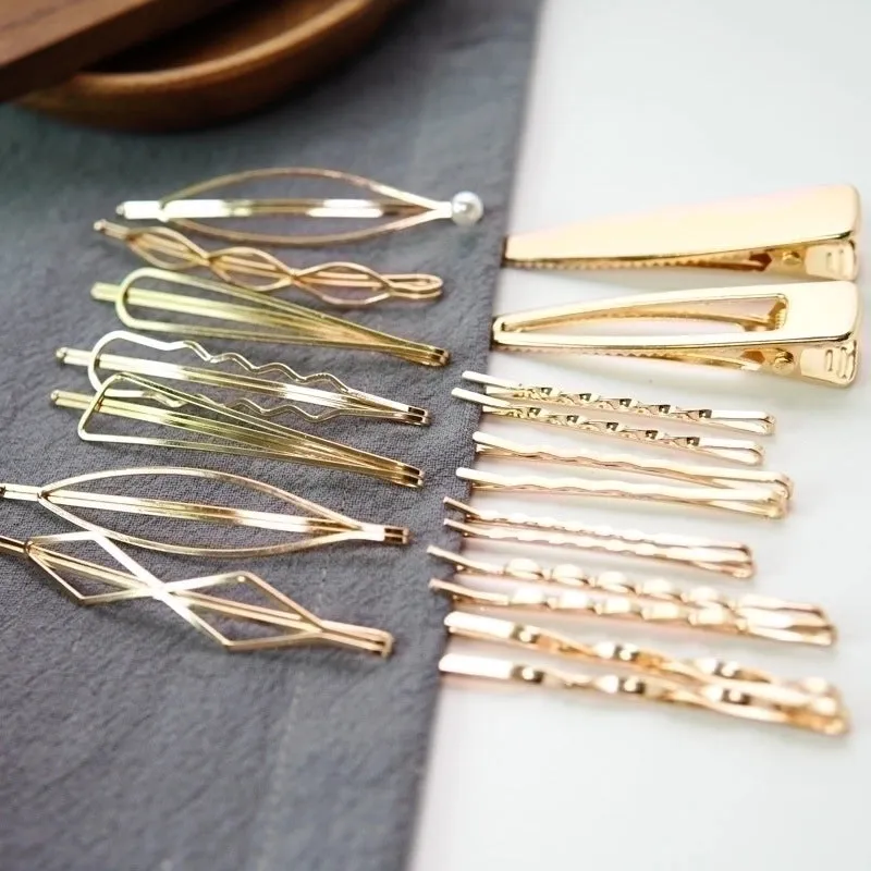 Metal Pearl Gold Hairpin