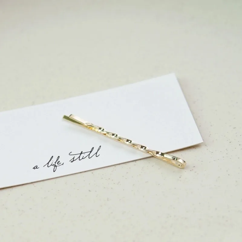 Metal Pearl Gold Hairpin