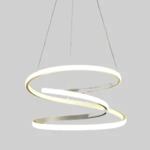 Modern Swirl LED Pendant Light