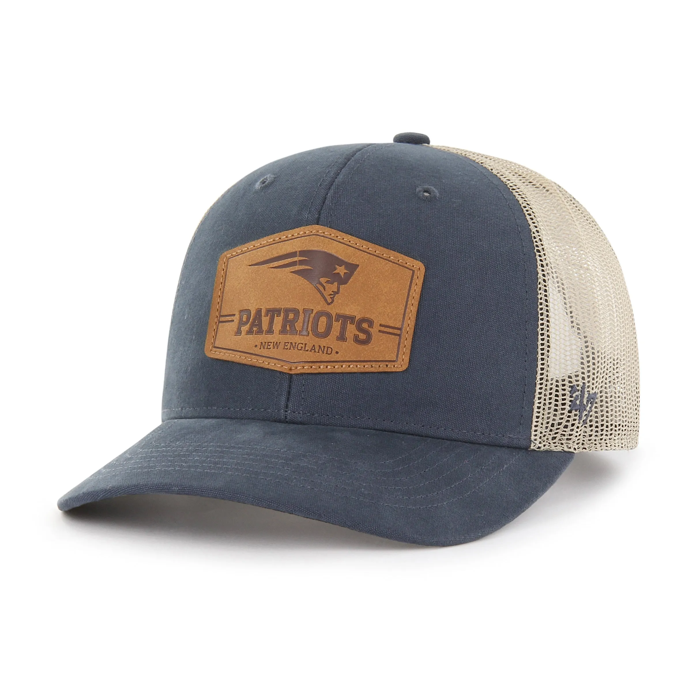 NEW ENGLAND PATRIOTS RAWHIDE VELCRO '47 TRUCKER