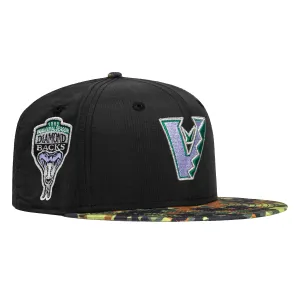 New Era 59Fifty Outdoors Arizona Diamondbacks Inaugural Patch Upside Hat - Black, Camo