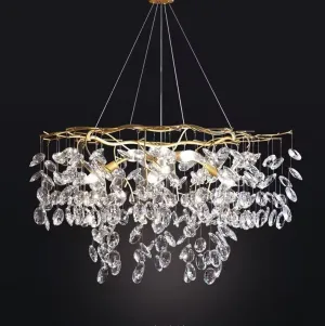 New Flower Romantic Light Luxury Crystal Chandelier for Bedroom / Living / Dining Room