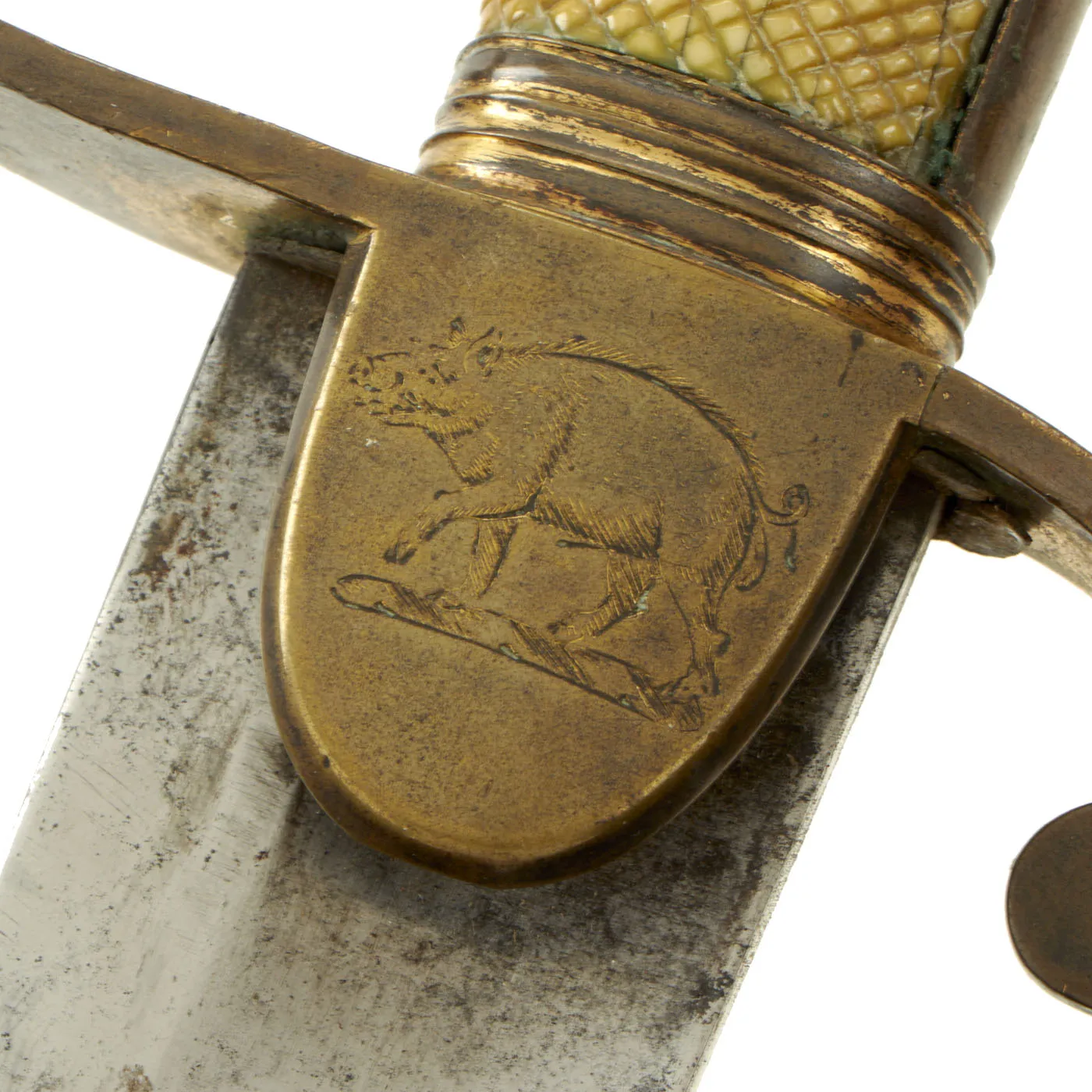 Original British Napoleonic Royal Navy Captain’s Fighting Saber named to Capt. John Edgcumbe R.N. (1775-1837)