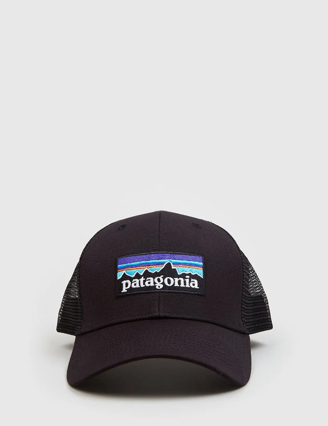 Patagonia P-6 Logo Trucker Hat - Black