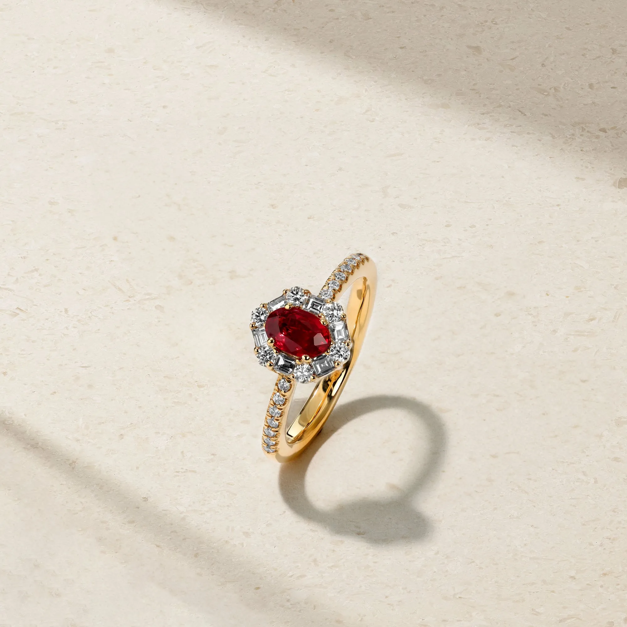 Petite Signature Ruby Ring