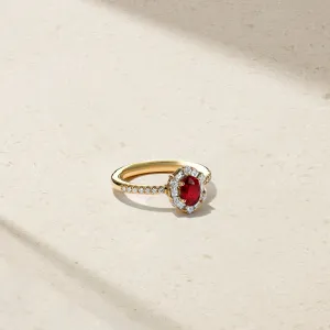 Petite Signature Ruby Ring