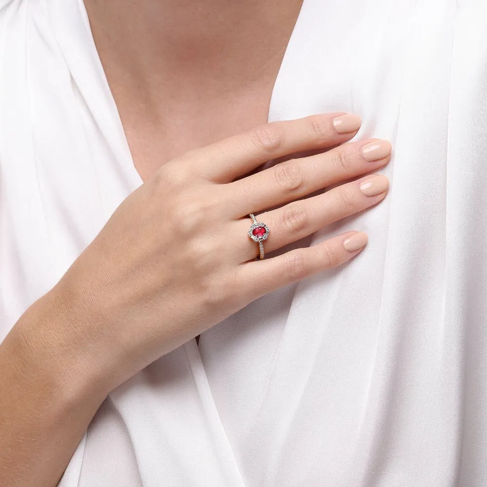 Petite Signature Ruby Ring