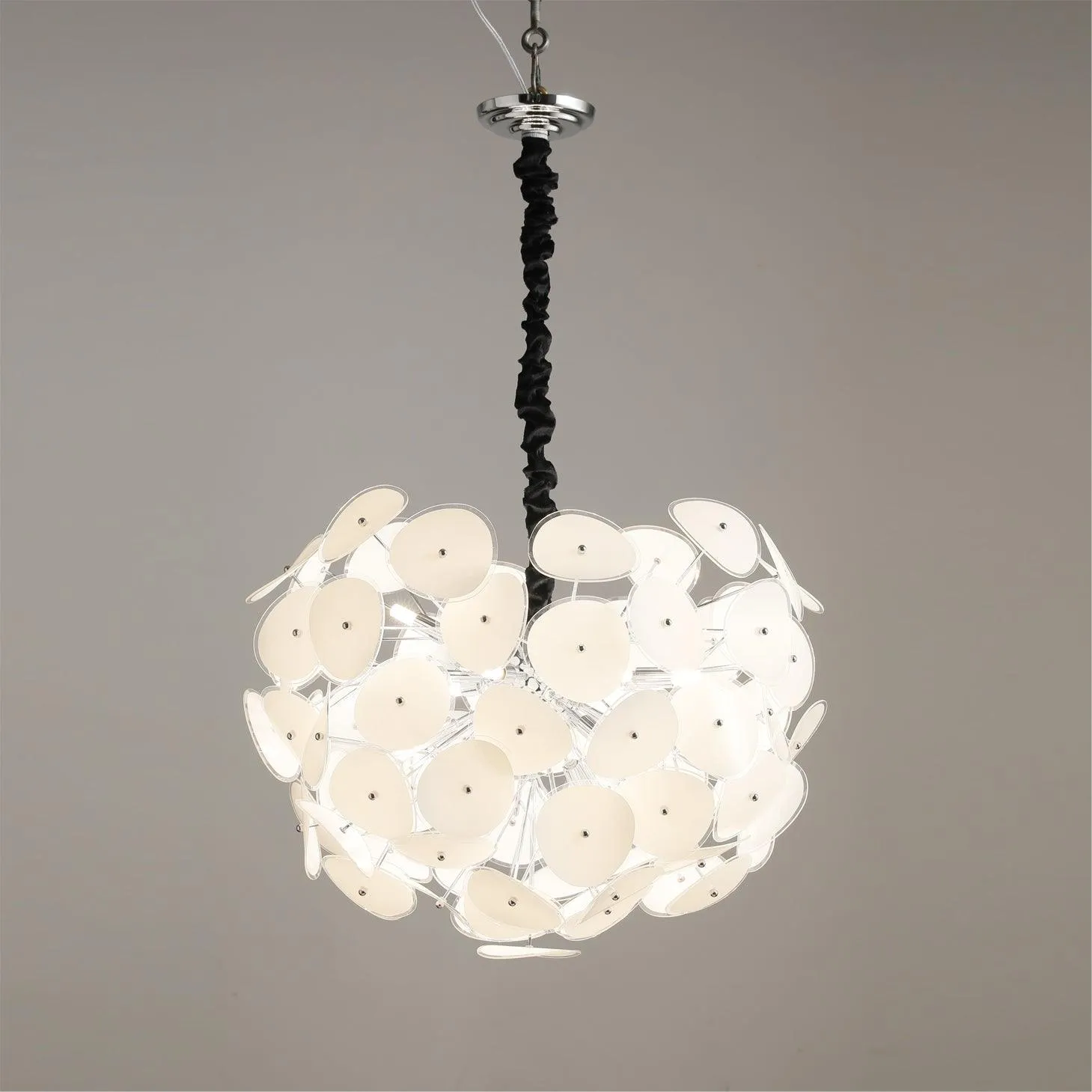 Poppy Glass Chandelier