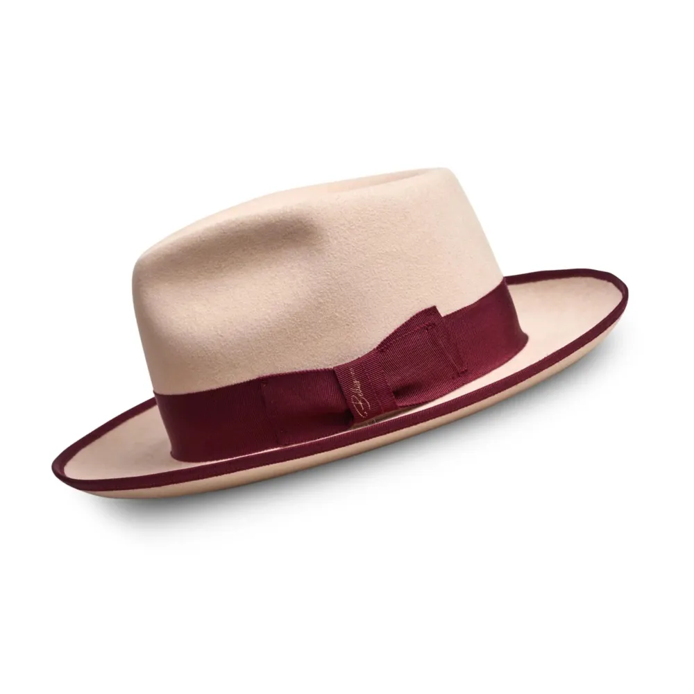 Reverie Radiance Fedora-Red