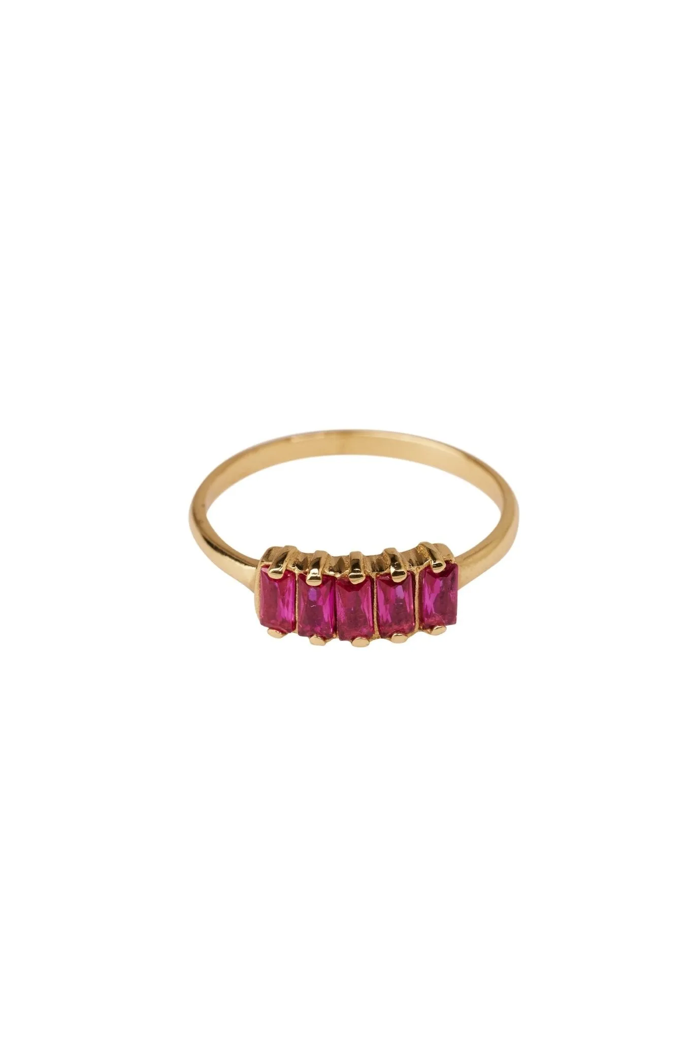 Ring Ruby Baguette