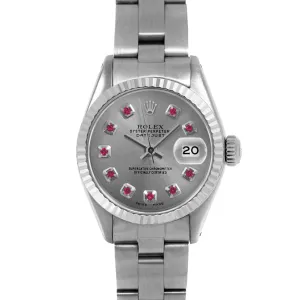 Rolex Datejust 26mm | 6917-SS-SLT-RBY-AM-FLT-OYS