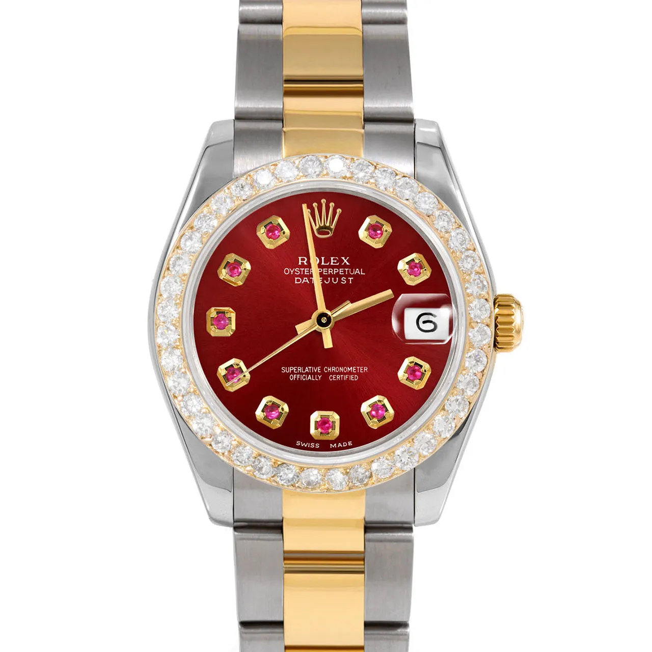 Rolex Datejust 31mm | 178273-RED-RBY-AM-2CT-OYS