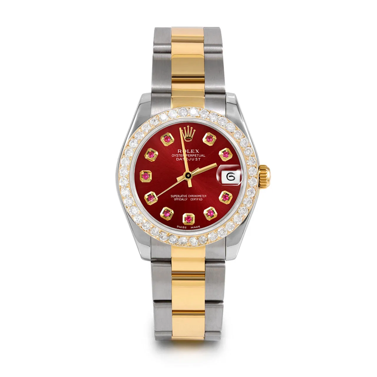 Rolex Datejust 31mm | 178273-RED-RBY-AM-2CT-OYS