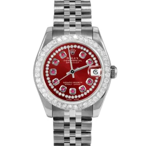 Rolex Datejust 31mm | 178274-RED-STRR-2CT-JBL