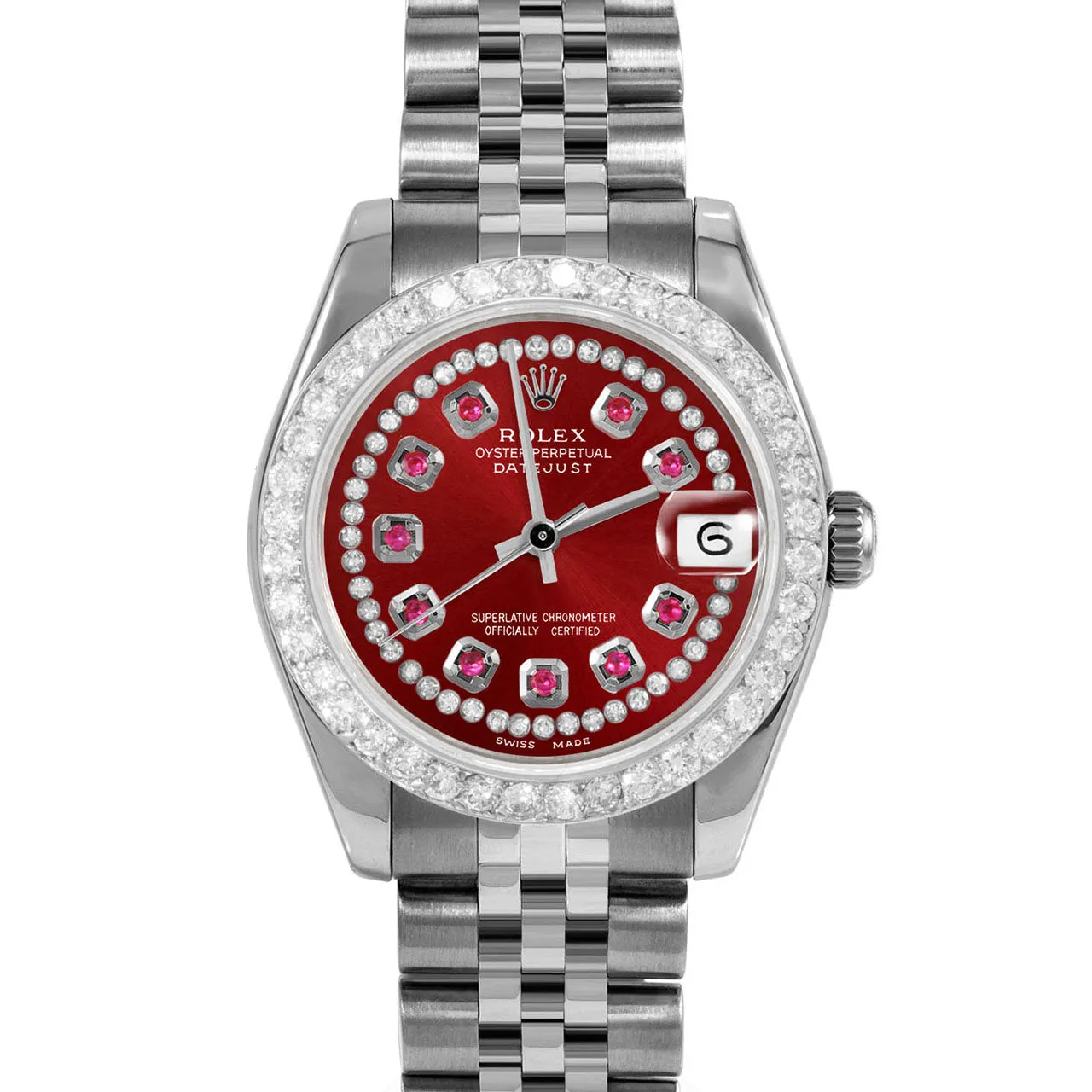 Rolex Datejust 31mm | 178274-RED-STRR-2CT-JBL