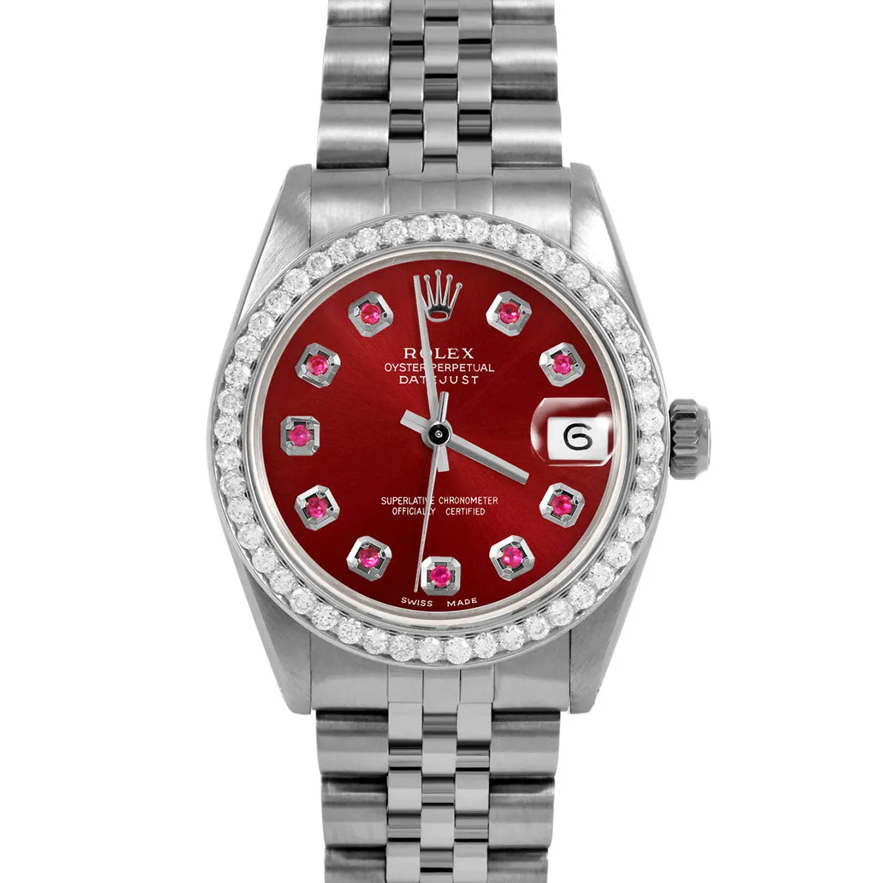 Rolex Datejust 31mm | 6827-SS-RED-RBY-AM-BDS-JBL