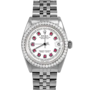 Rolex Datejust 31mm | 6827-SS-WHT-STRR-BDS-JBL