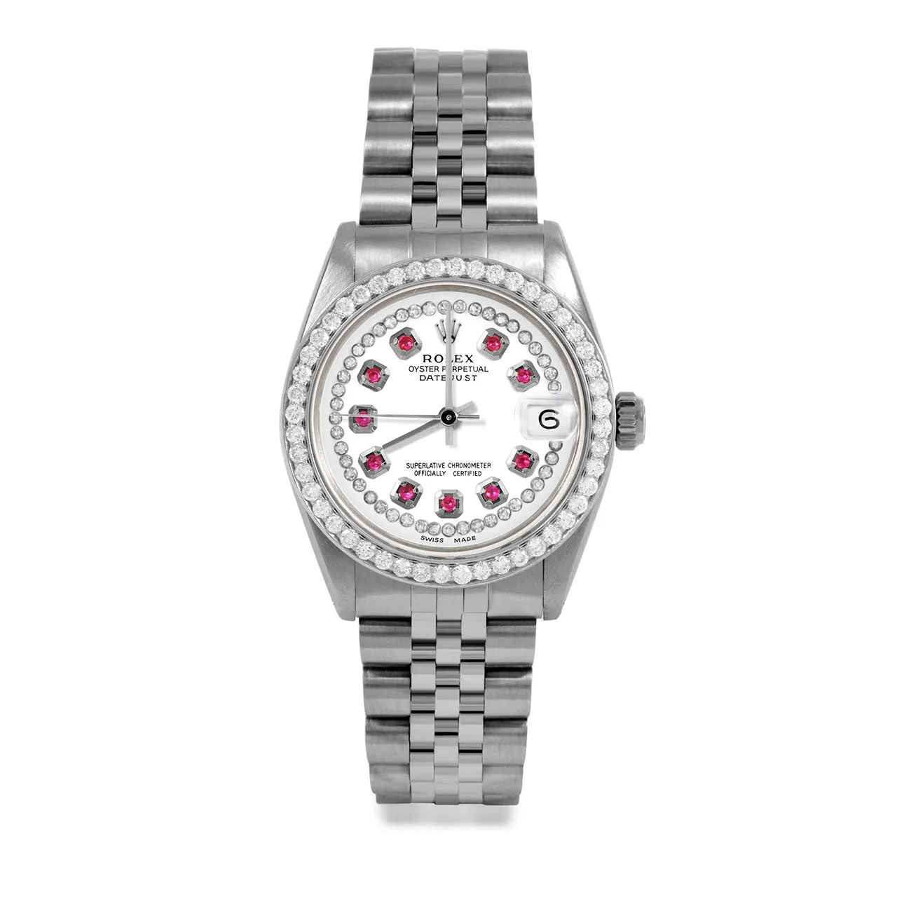 Rolex Datejust 31mm | 6827-SS-WHT-STRR-BDS-JBL