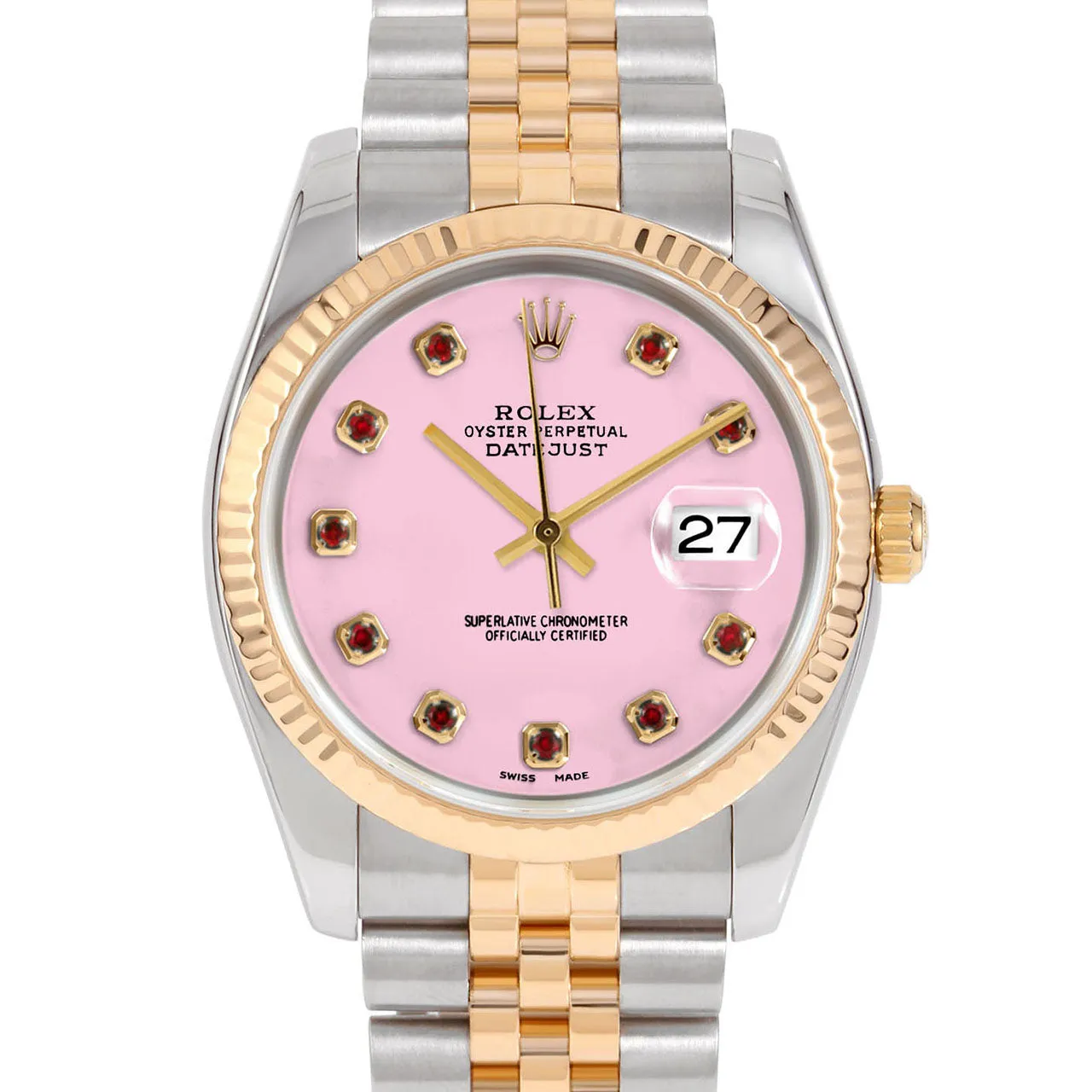 Rolex Datejust 36mm | 116233-PNK-RBY-AM-FLT-JBL