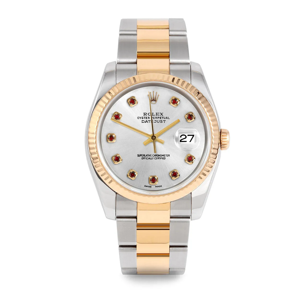 Rolex Datejust 36mm | 116233-SLV-RBY-AM-FLT-OYS