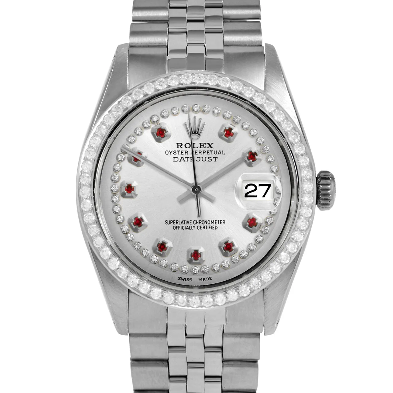 Rolex Datejust 36mm | 1601-SS-SLV-STRR-BDS-JBL