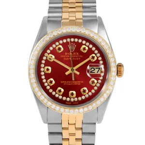 Rolex Datejust 36mm | 1601-TT-RED-STRR-BDS-JBL