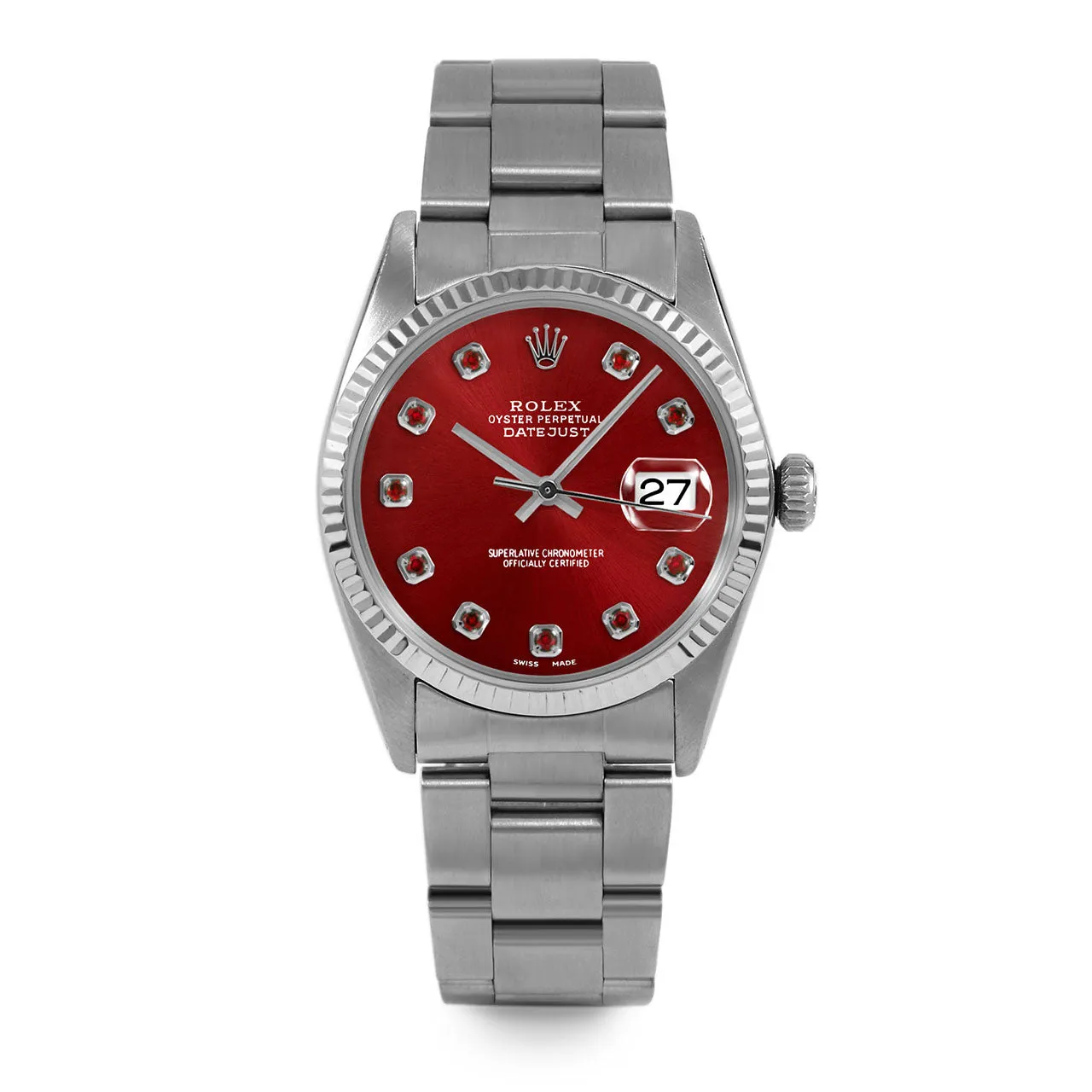 Rolex Datejust 36mm | 16014-RED-RBY-AM-FLT-OYS