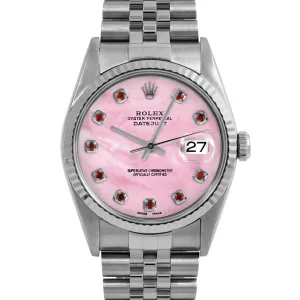 Rolex Datejust 36mm | 16234-PMOP-RBY-AM-FLT-JBL