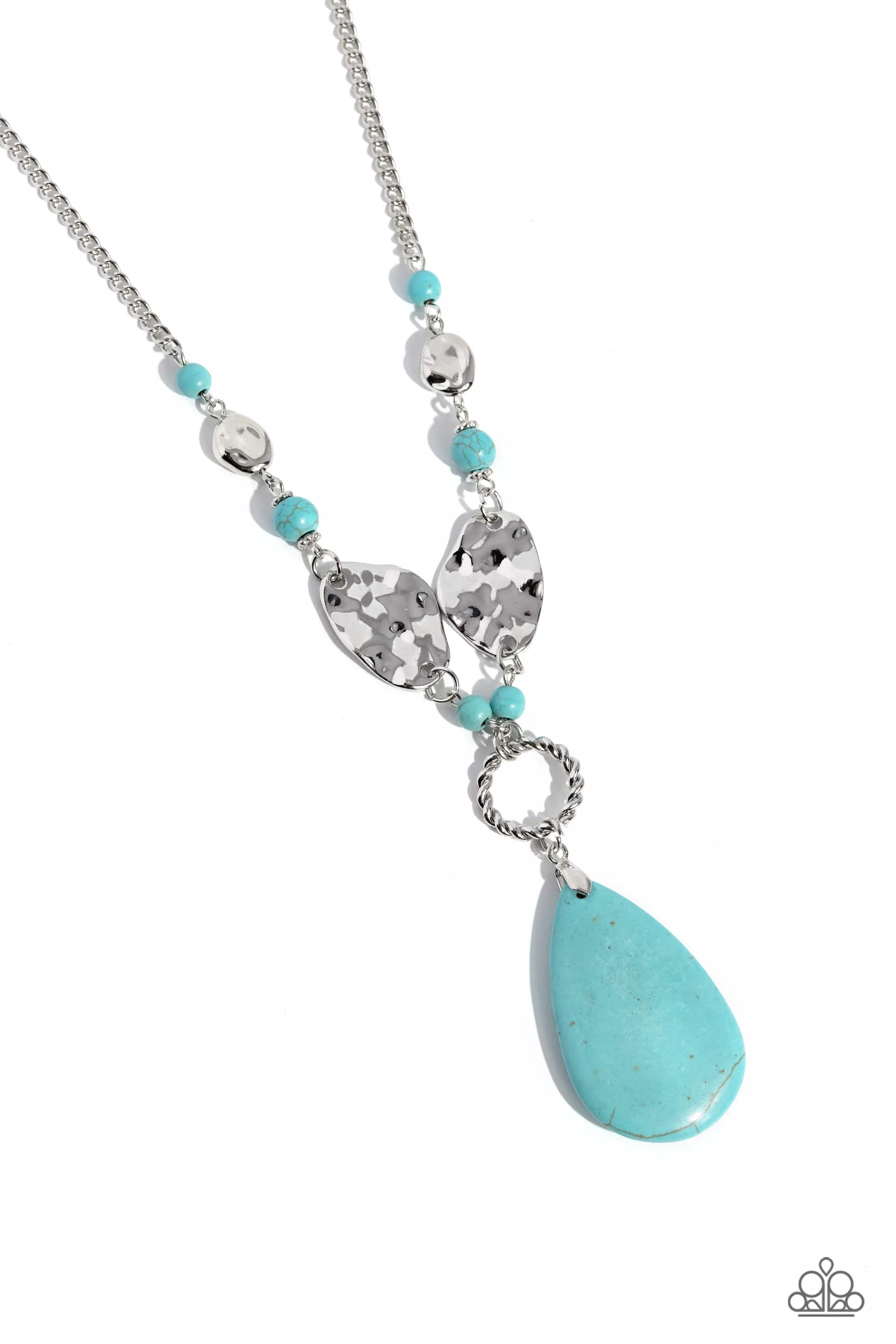 Sagebrush Sanctuary - Blue Necklace - Paparazzi Accessories