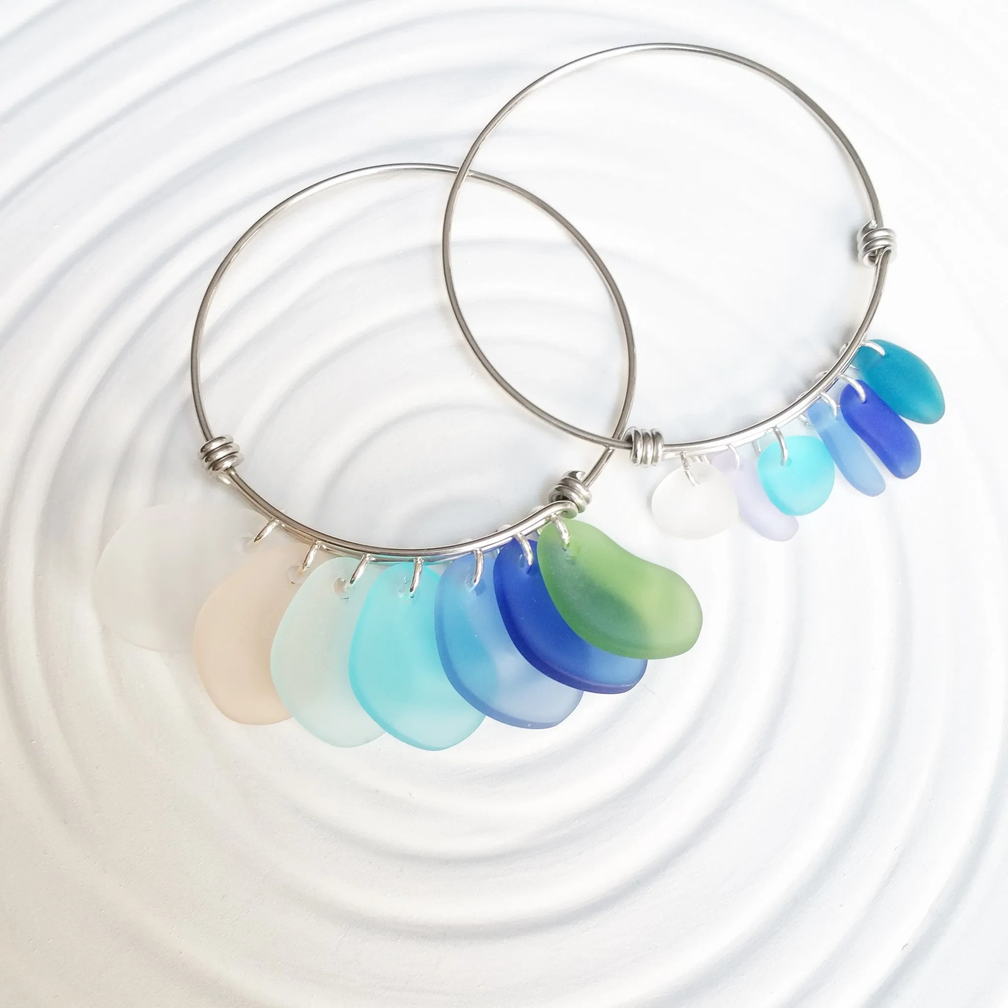 Sea Glass Tag Necklace | Summer Breeze