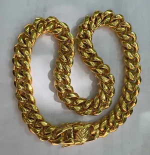 Shiva Cuban Link Necklace